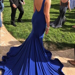 Beautiful Long train gown